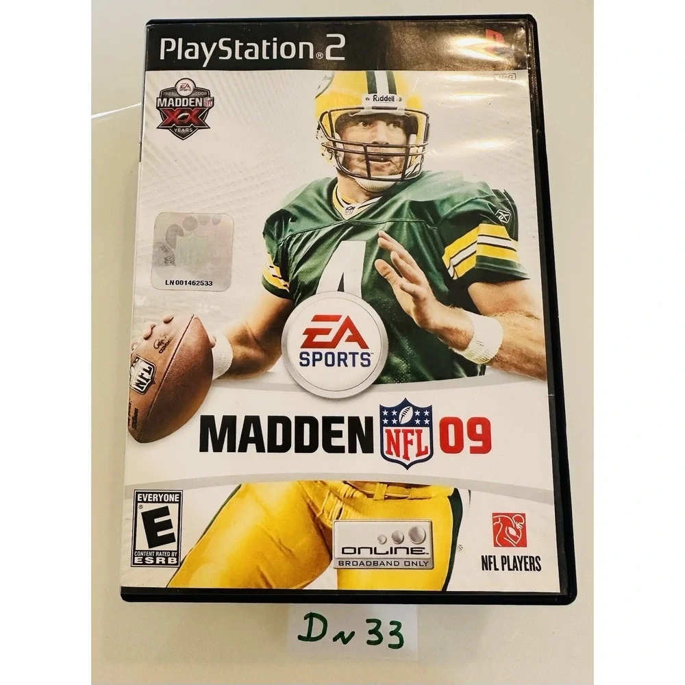 PlayStation 2 PS2 5 Game Lot - Madden NFL 09/ NBA Ballers/ Tiger Woods/Pinball